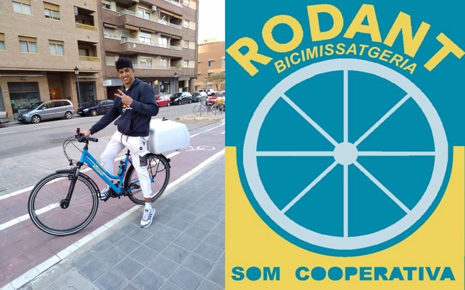 SOMLLAR i RODANT, UNA APUESTA POR EL COOPERATIVISMO Y LA INCLUSIÓN SOCIOLABORAL 16 rodant bicimissatgeria somllar