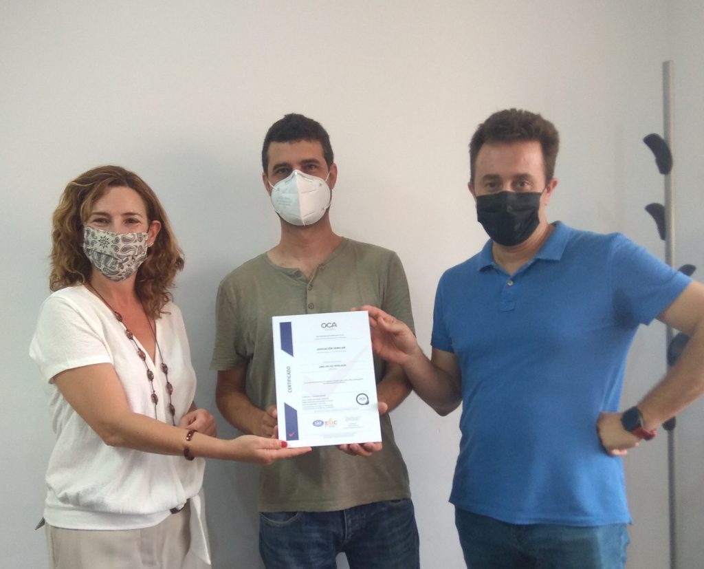 SOMLLAR RENUEVA EL CERTIFICADO DE CALIDAD HASTA 2024 certificado calidad somllar oca instituto