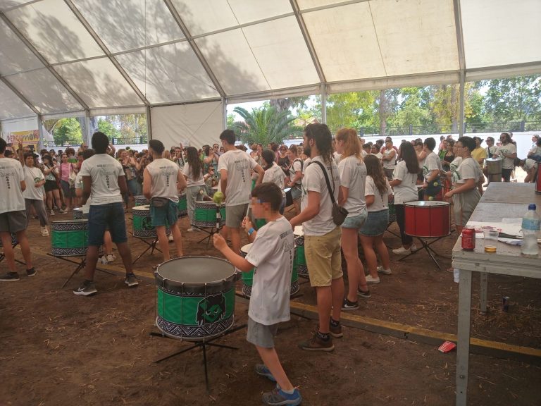 EL GRUPO DE BATUCADA SOMLLAR EN EL PERCUMON 2022 batucada somllar percumon 2022 768x576