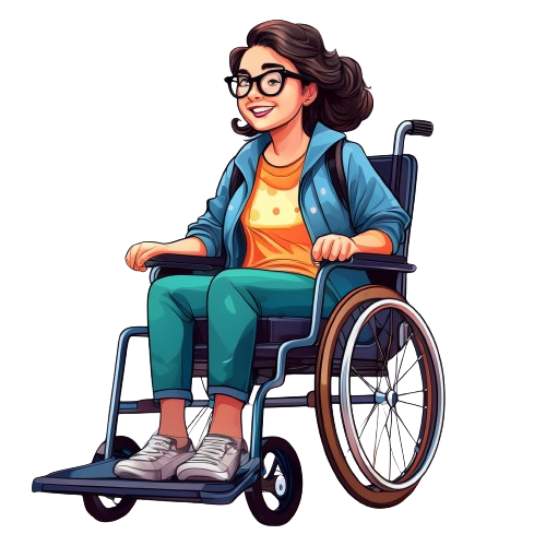 firefly niña fea con gafas en silla de ruedas cuerpo entero estilo cómic 13260 1 removebg preview